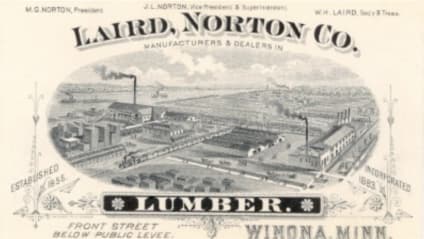 First business card of Laird Norton Co.