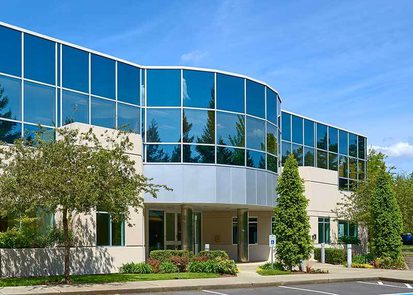 Exterior view of the Bear Creek building in Seattle, Washington.