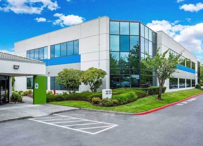 Exterior view of the Blackriver Corporate Park in Seattle, Washington.
